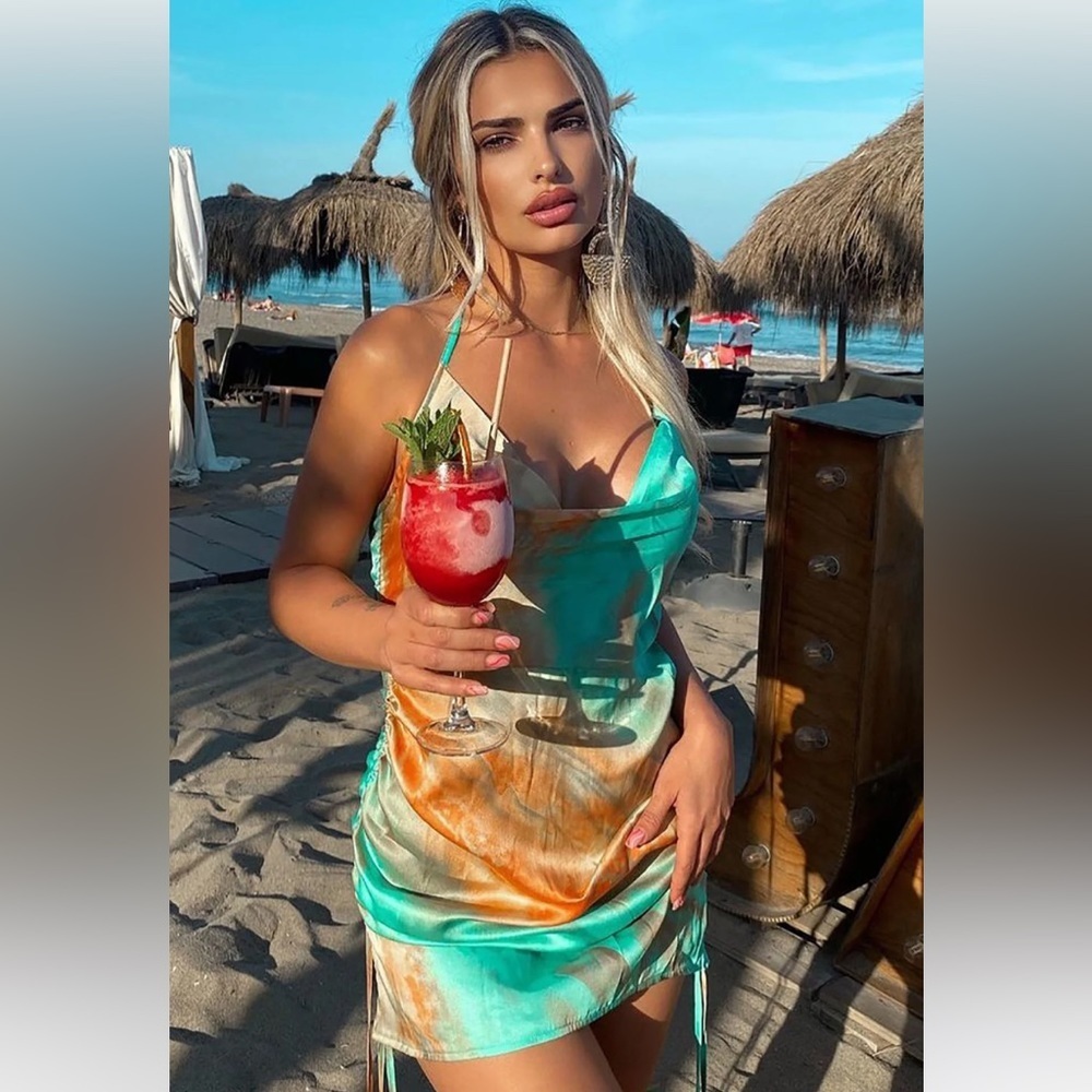 Satin Mini Dress    (Duplicate Listing)​​